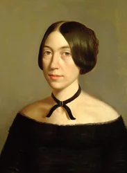 Porträt von Madame Victor Mottez, ca. 1840